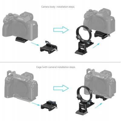 4244 Rotatable H-To-V Mount Plate Kit For Alpha 1/7/9/FX-Ser