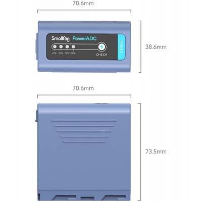 4267 NP-F970 USB-C Rechargable Camera Battery