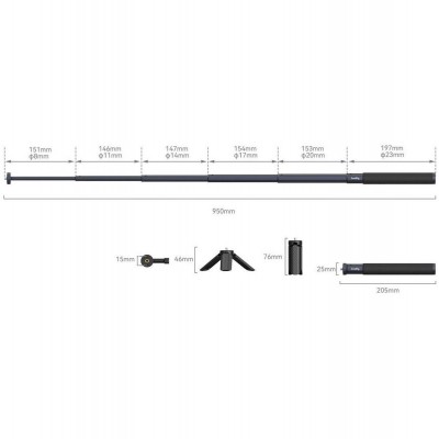 4192 Selfie Stick For Action Cameras