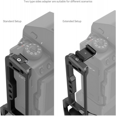 4203 Dedicated L Bracket For GFX100 II w/ VG-GFX100LL Batter