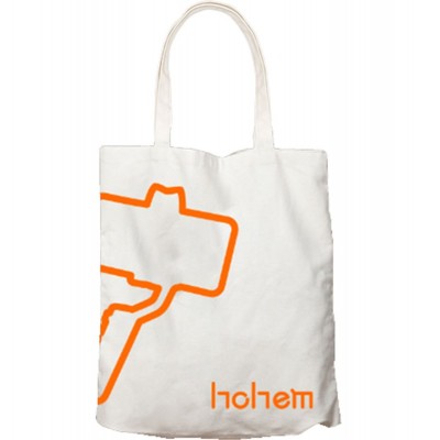 Canvas Bag w/ Logo White