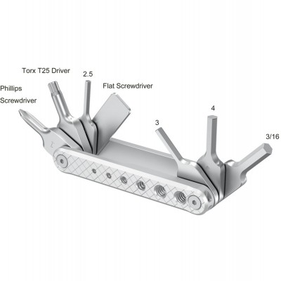 Foldable Multi-Tool Kit AAK2213D