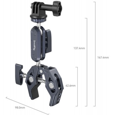 Crab-Shaped Clamp w/ Ball Head Magic Arm 3757B