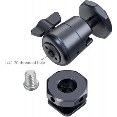 Mini Ball-Head Mounting Support Kit w/ Removable Cold Shoe (