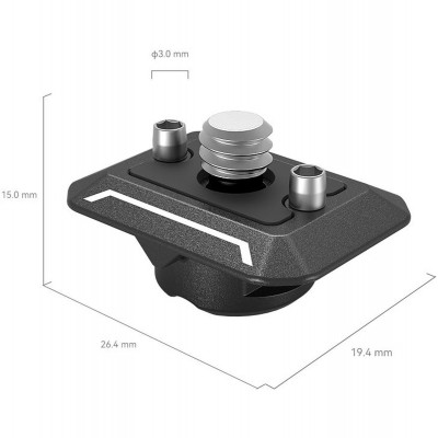 Drop-In Hawklock Mini Universal Quick Release Top Mount Plat