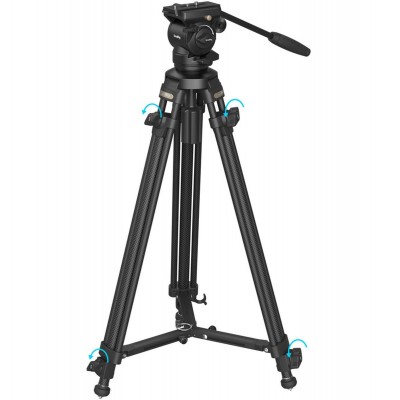 4685 Lightweight Video Carbon Fiber Tripod Kit AD 50