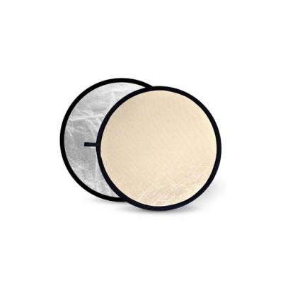 Soft Gold & Silver Reflector Disc - 80cm