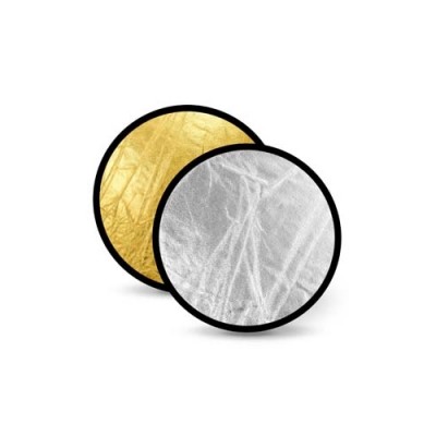 Gold & Silver Reflector Disc - 80cm