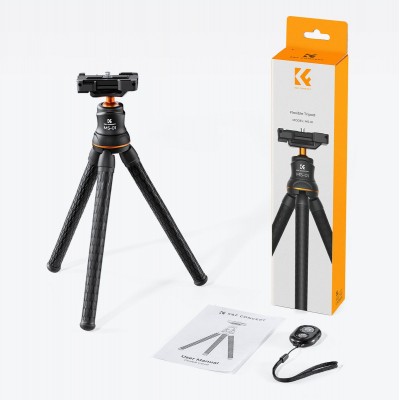 Flexibel Tripod w/ Phone Holder And Remote