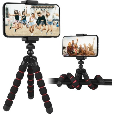 Flexibel Mini-Tripod w/ Foam Rubber Legs Red