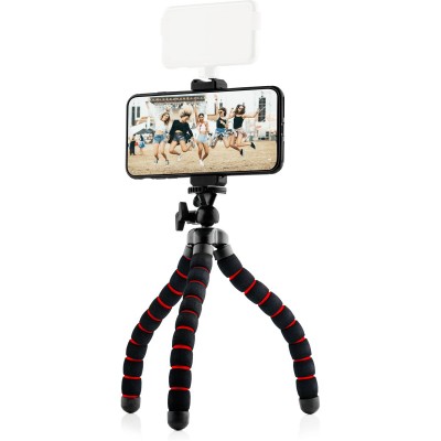 Flexibel Tripod w/ Foam Rubber Legs Black/Red