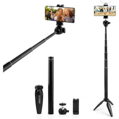 Vlog Kit: Tripod Phone Holder/Selfie Stick