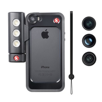 Bumper i-phone 5/5S black Klyp +3 LENSES