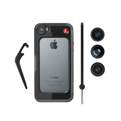 Bumper i-phone 5/5S black Klyp +3 LENSES Klyp