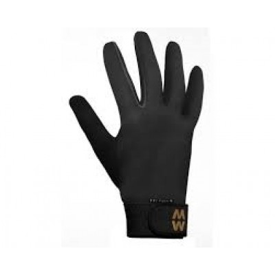 Long Photo Gloves Black 7cm