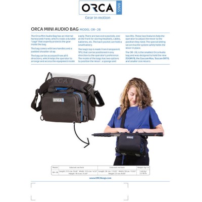 OR-28 ORCA Mini Audio Bag