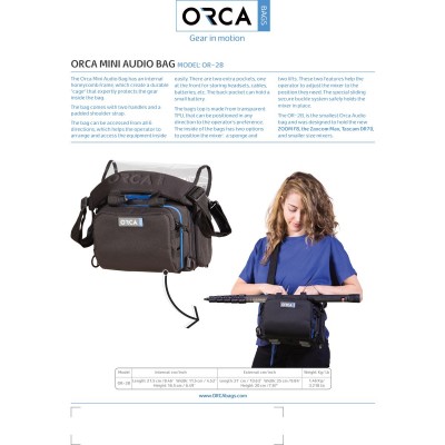 OR-28 ORCA Mini Audio Bag