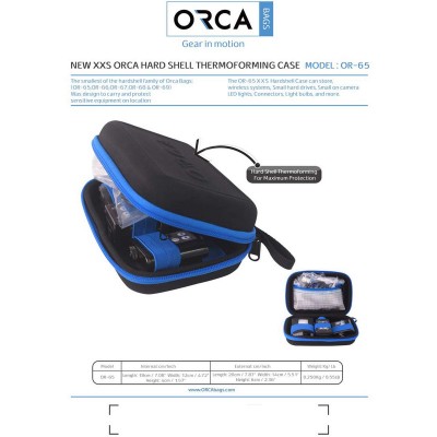 OR-65 ORCA Hard Shell Accessories Bag-XXS