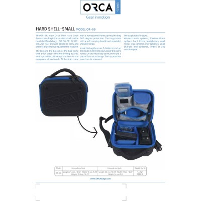 OR-66 ORCA Hard Shell Accessories Bag-XS