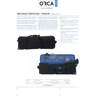 OR-74 ORCA Tripod Rolling Bag - Medium