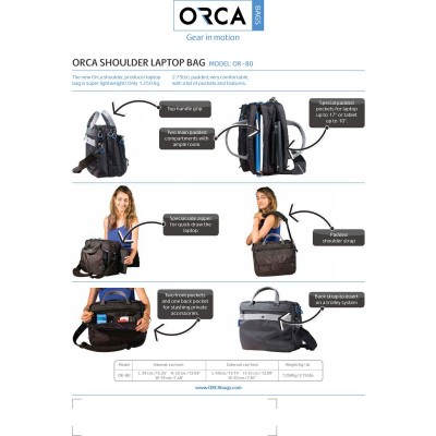 OR-80 ORCA Shoulder Laptop Bag