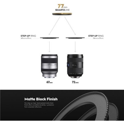 Quartzline StepUp Ring 52-67 mm