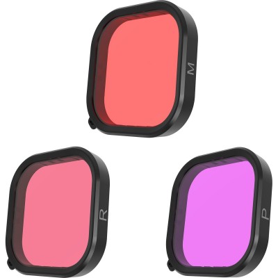 Duik-Filters For GoPro 9/10/11/12 Red/Pink/Magenta