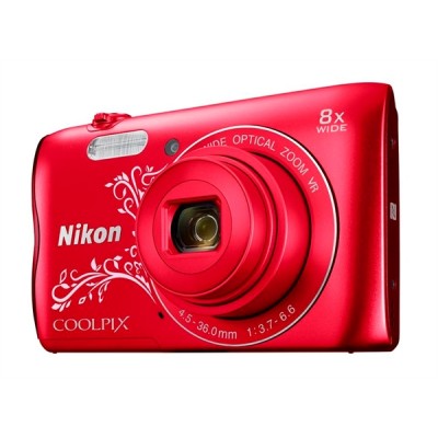 Coolpix A300 rood line-art