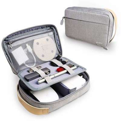 Cozy Organizer For Electronics/Cables Medium Grey